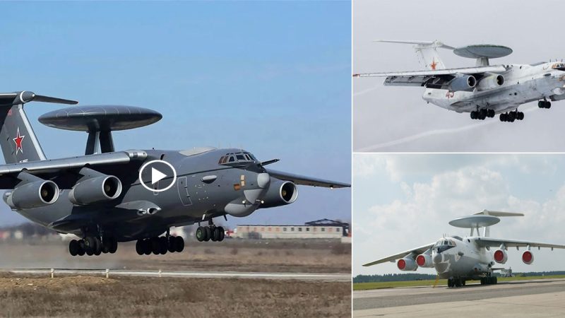 Belarusian partisans damage russian A-50 AWACS aircraft