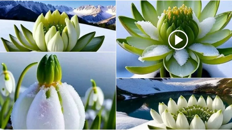 “How the Rare and Exquisite Tibetan Lotus Flower Blossoms Once Every Seven Years on a Snowy Mountain”