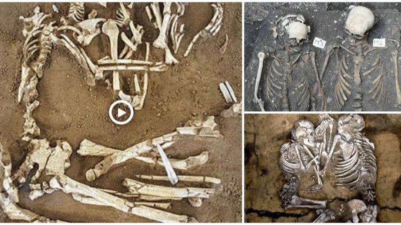 Pair of Embracing Stone-Age Human Skeletons, Dubbed ‘Romeo and Juliet’, Uncovered