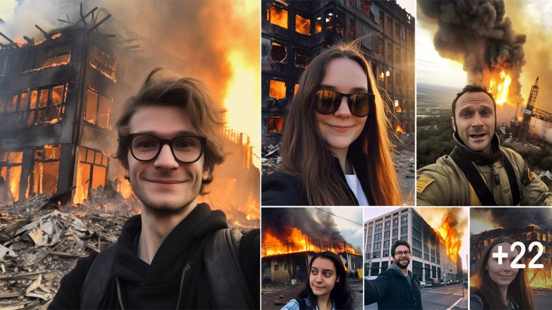 Proud arsonists and selfies