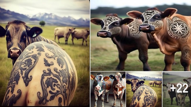 Tattooed Cows