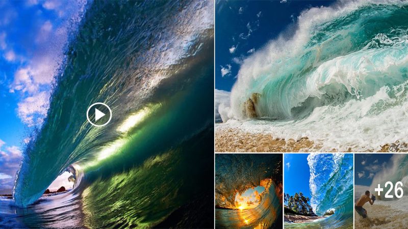 Marvelous! The moment the waves “freeze” are breathtakingly beautiful