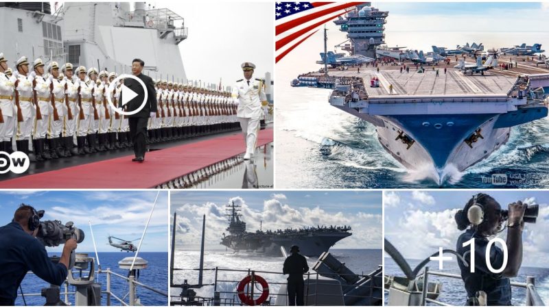 The strength of the US and Chinese navies