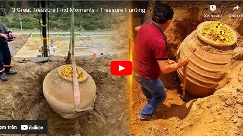 Great opportunities for treasure hunting