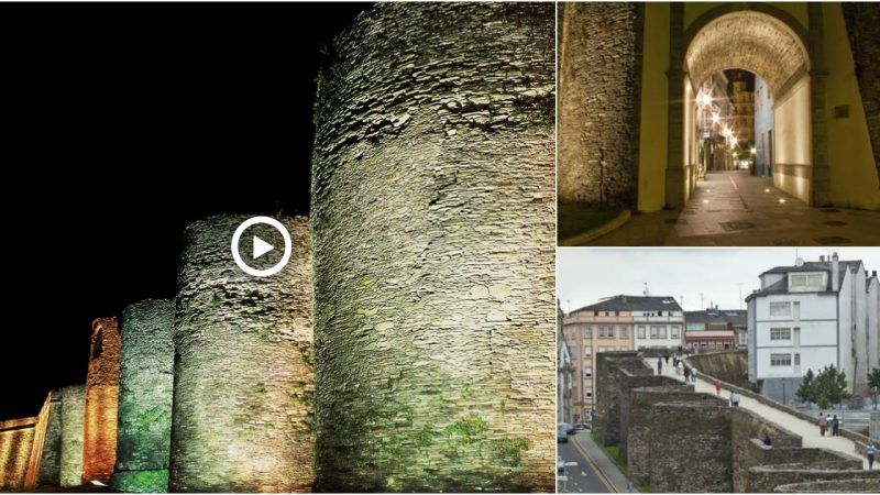 The small city of Lugo in northern Spain is the only place in the world to have a complete set of intact Roman walls.