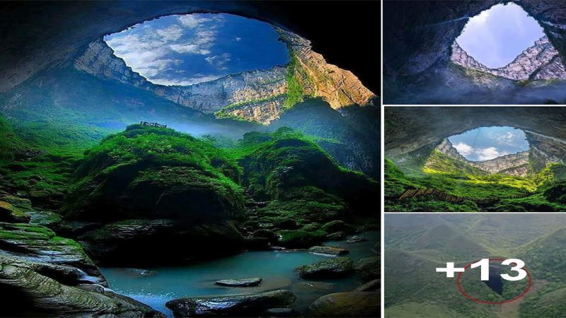 The Heavenly Well (xiaozhai tiankeng), the deepest sink in the world in China