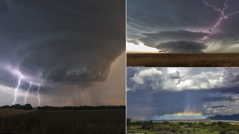 The calm before the storm Jaw-dropping photos of supercells show nature’s beauty before rain, hail, and lightning strike down on the land below