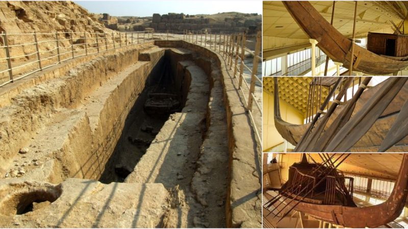 The pharaoh’s boat for 5,000 years remains intact