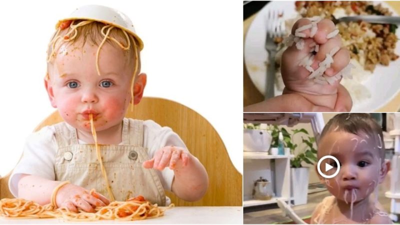 Baby: Just eating a little bit differently from usual