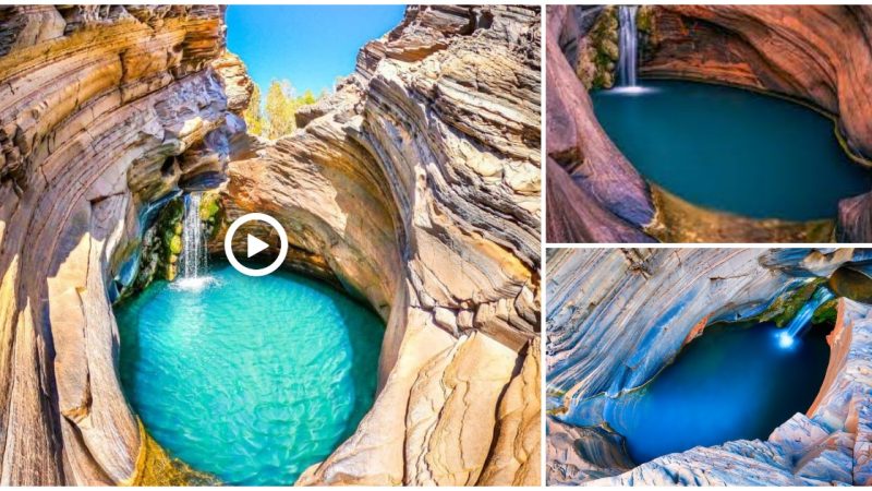 Karijini The spa pool at Australia’s Karijini National Park is a majestic natural wonder