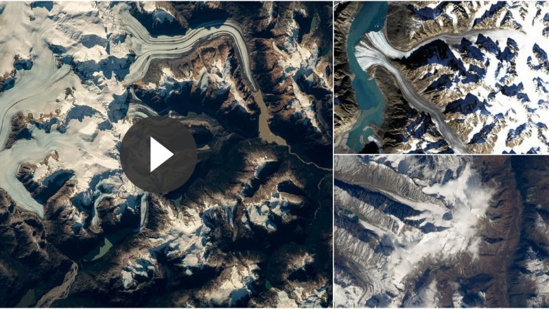 Laguna San Rafael National Park Viewed from the Space Station.