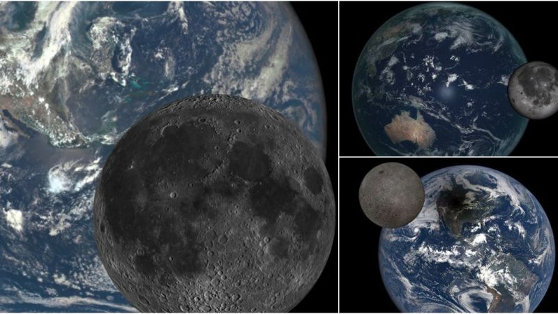 Epic GIF Of The Moon Transiting The Earth Captured by NASA Satellite.