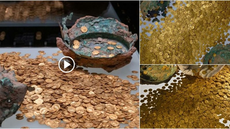 The Trier Gold Treasure, consisting of 2,500 gold coins weighing a total of 18.5 kg, is considered the largest Roman gold treasure ever discovered.