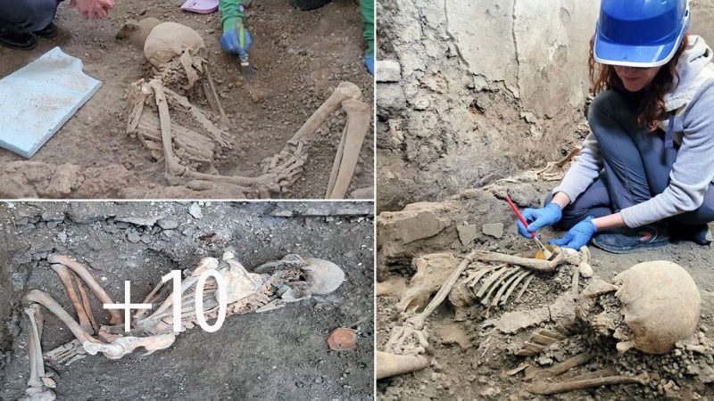 Two skeletons just unearthed in Roman Pompeii unlock ancient earthquake mystery