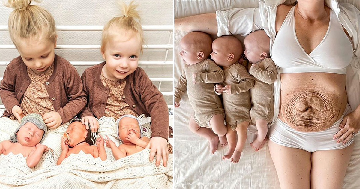 Miraculous: Danish Mother Welcomes Triplets Following Twins. – Breaking ...