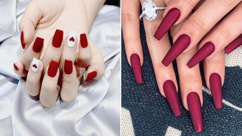 “20 Eye-Catching Red Nail Designs for Year-Round Glam”