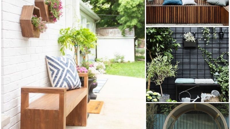 35 Creative Garden Bench Ideas for Your Cozy Spot