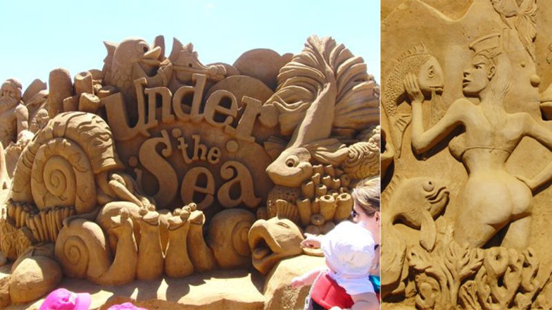 Sand Sculpting Australia’s ‘Under the Sea’ Exhibition at Frankston Waterfront