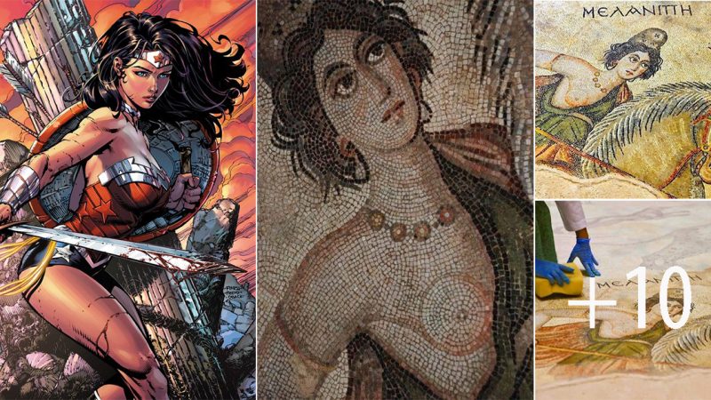 Unveiling the Melanippe Amazon Mosaic: Exploring the Myth and Reality of Warrior Women “no breasts”.