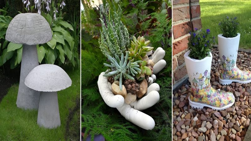 18 Creative Concrete Yard Projects to Craft Your Own Unique Designs