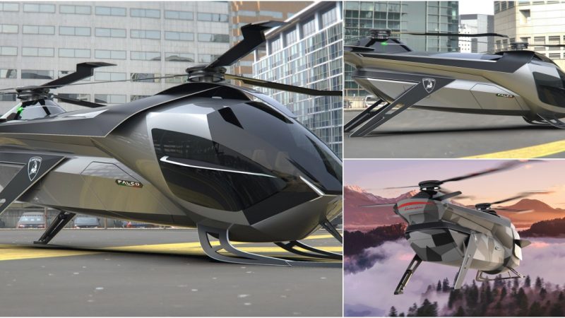 Lamborghini Unveils Futuristic Helicopter: A Scene from Science Fiction