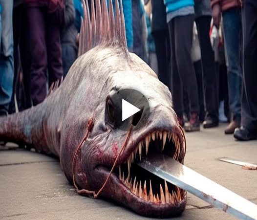 Unbelievable Encounter: Sword-Captured 1000-Year-Old Giant Fish Amazes All