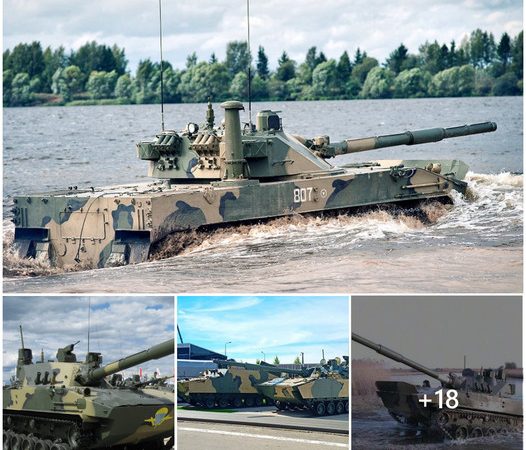 Russia’s Innovative Amphibious Tank Fleet Sets Sail: Pioneering Advancements in Military Technology