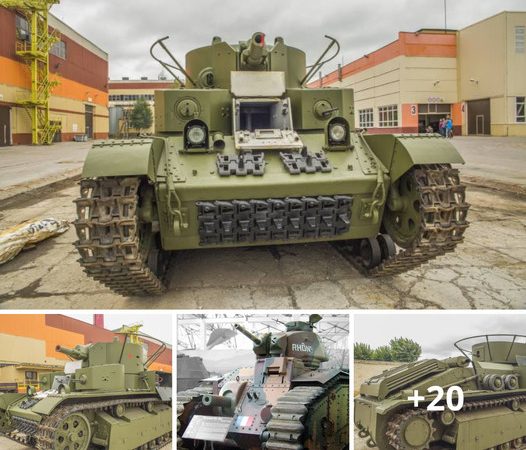 Exploring Russia’s Pioneering Armored Beast: The T-28 Tank