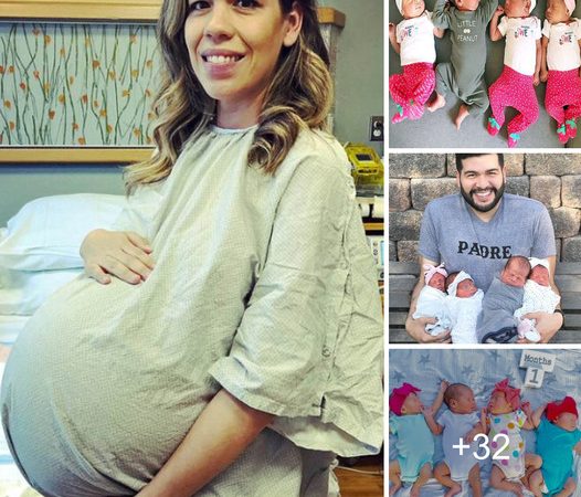 A Bundle of Joy: Couple Celebrates the Arrival of Quadruplets After a 3-Year Journey to Start Their Family