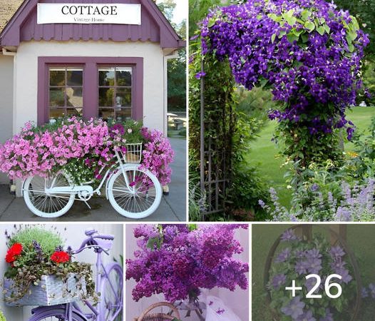 26 Enchanting Purple Garden Decor Ideas