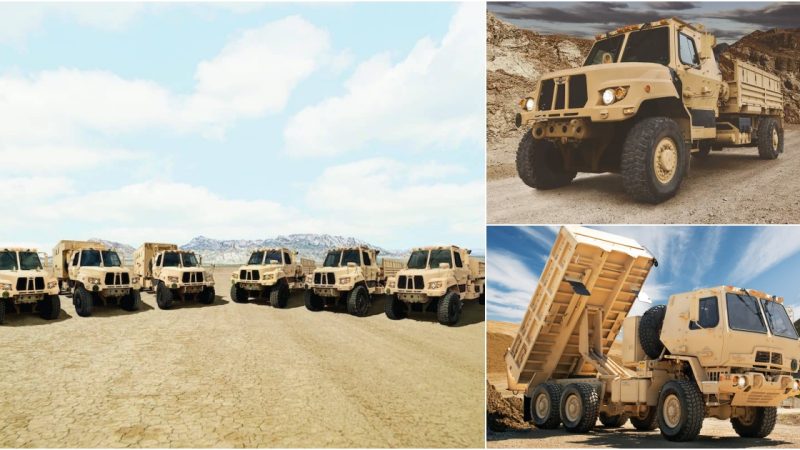 Oshkosh Defense Unveils A2 Low-Velocity Air Drop (LVAD) Family of Medium Tactical Vehicles (FMTV)