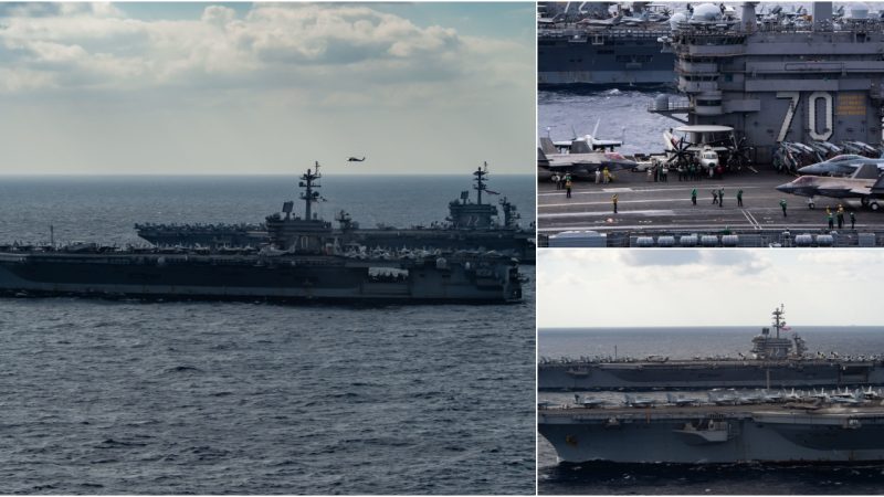 US Indo-Pacific Command Conducts Dual Carrier Operations in the South China Sea