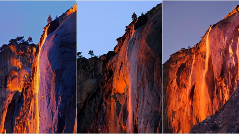 Yosemite’s Annual Spectacle: A Mesmerizing Transformation as Waterfall Transcends into the Enchanting ‘Firefall’