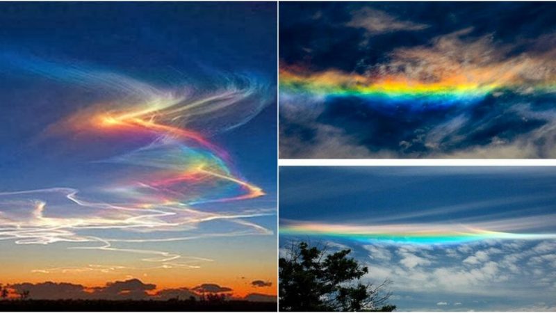 Rare sight: The sudden appearance of ‘Fire Rainbow’ (Iridescent Clouds) adorns the US sky