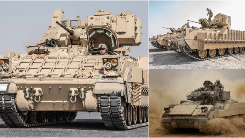 Introducing the Bradley M2A3 IFV: Cutting-Edge Tracked Armored Infantry Fighting Vehicle (Video)