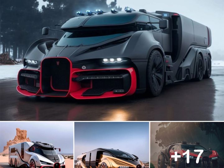 Artificial intelligence designs all kinds of Bugatti cars beyond imagination: Muscles, SUVs, limousines and even… trucks